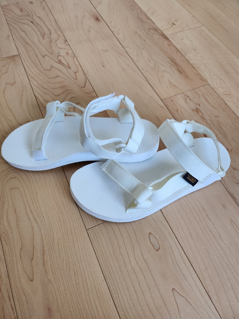TEVA Original White Strappy Sport Sandals Size 7 - Picture 3 of 6